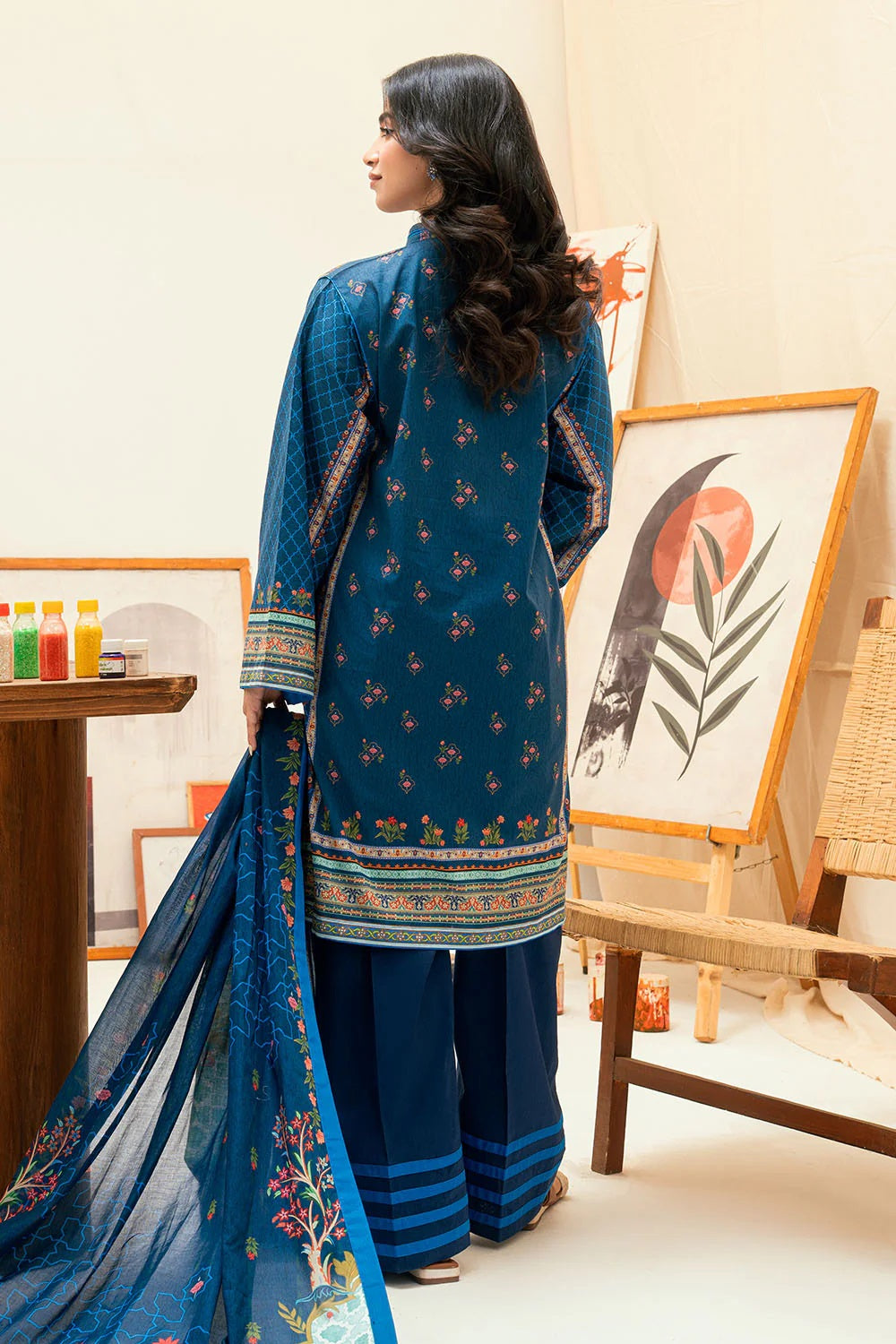 3 Piece Lawn Printed UnStitched Suit