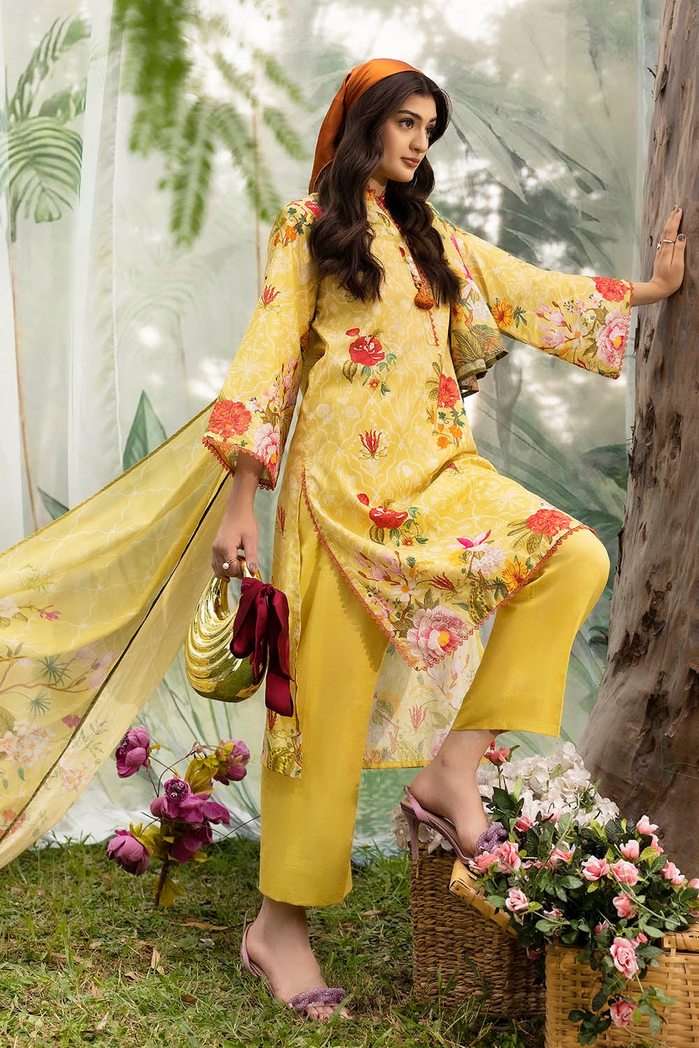 3 Piece Lawn Printed UnStitched Suit