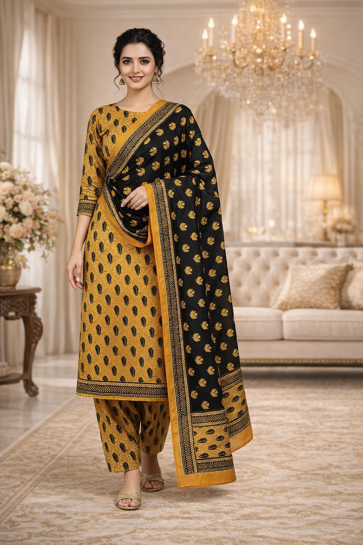 Swiss Lawn Unstitched 3 Piece Suit - A1106