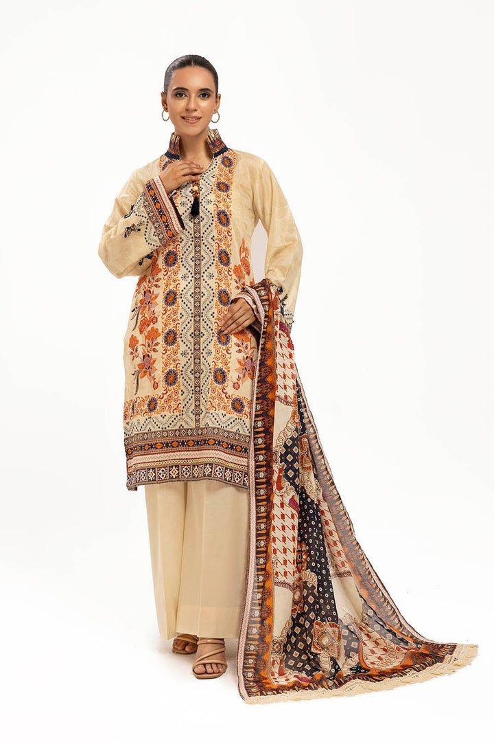 3 Piece Lawn Printed UnStitched Suit