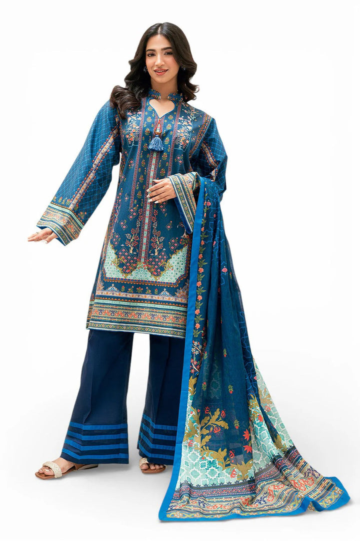 3 Piece Lawn Printed UnStitched Suit