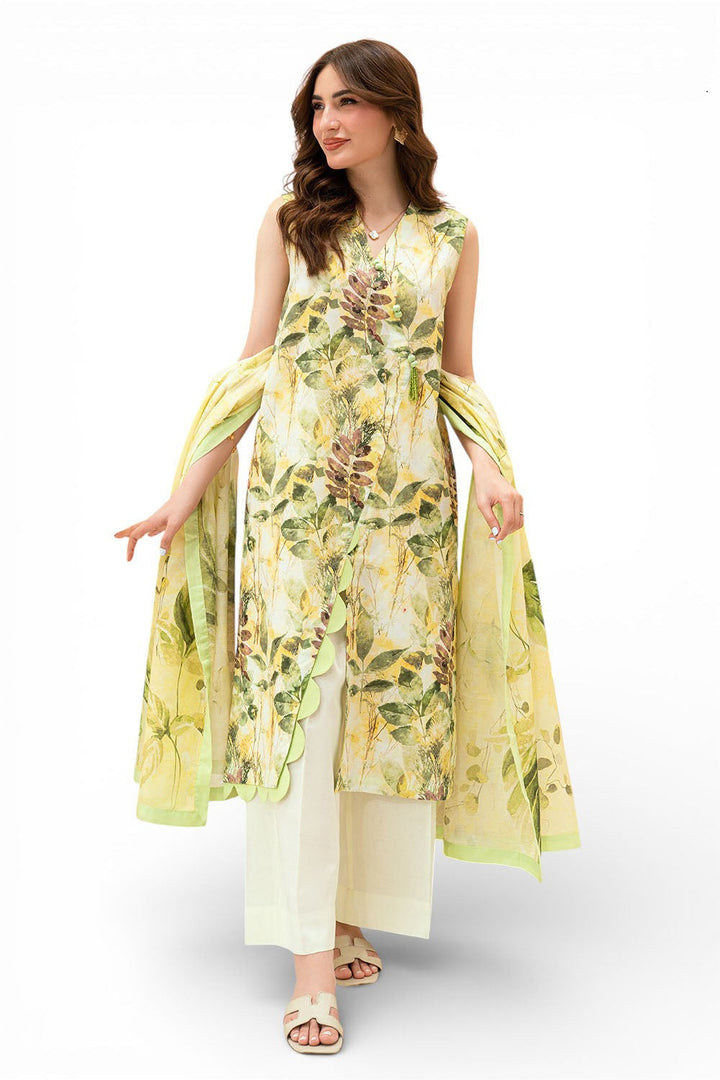 3 Piece Lawn Printed UnStitched Suit