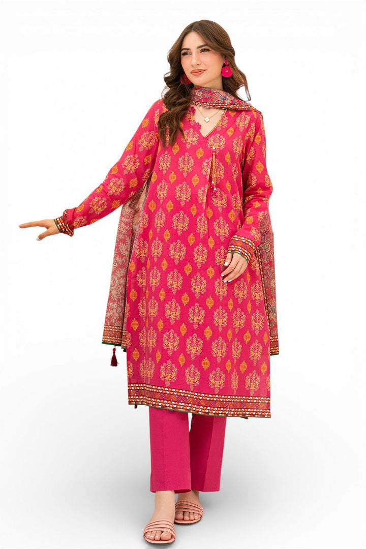 3 Piece Lawn Printed UnStitched Suit