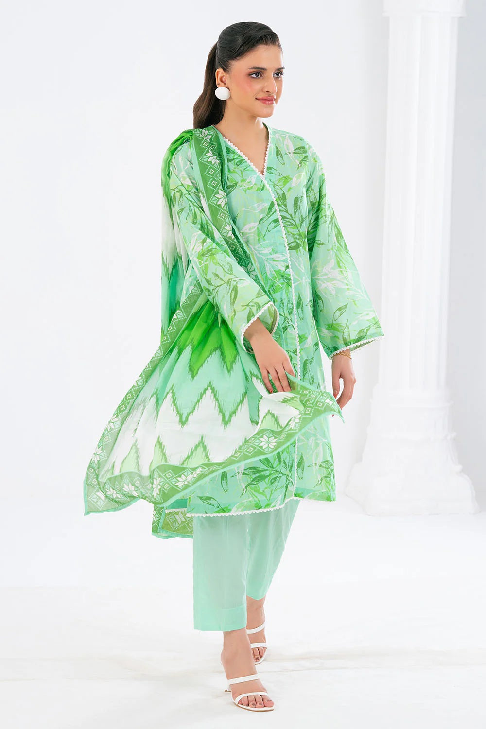 3 Piece Lawn Printed UnStitched Suit