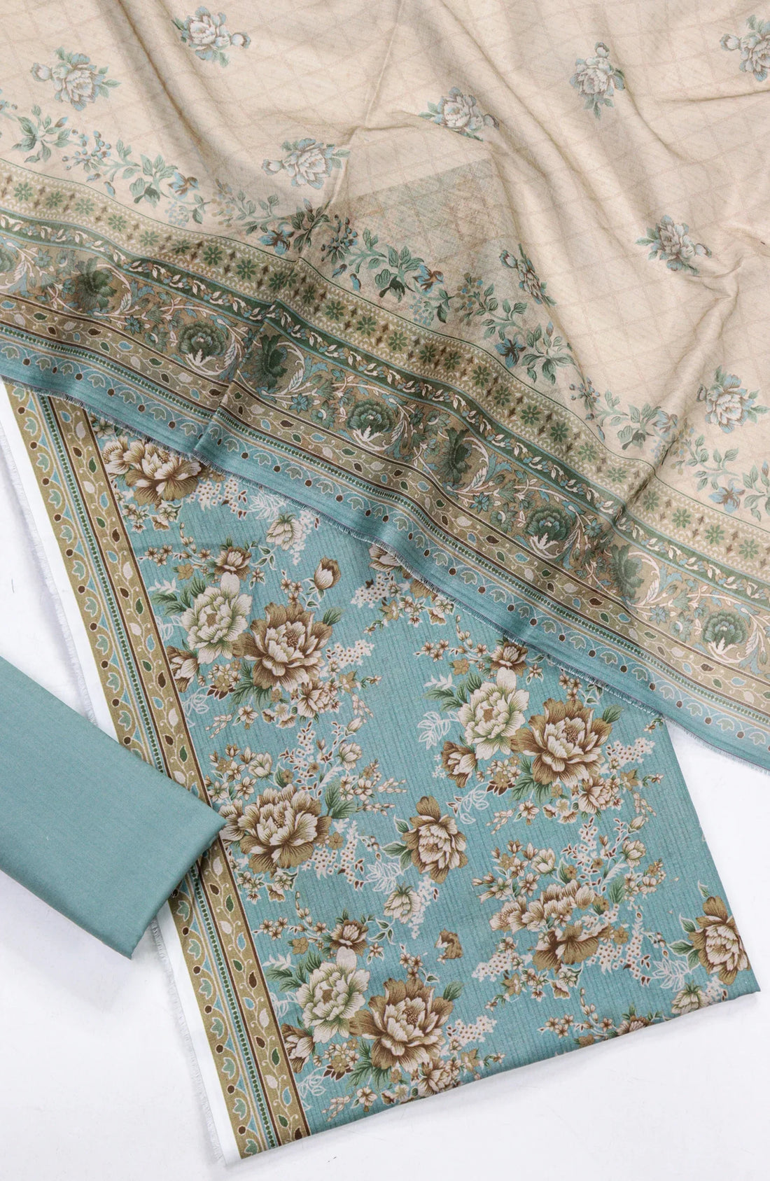 Printed Lawn Unstitched 3 Piece Suit
