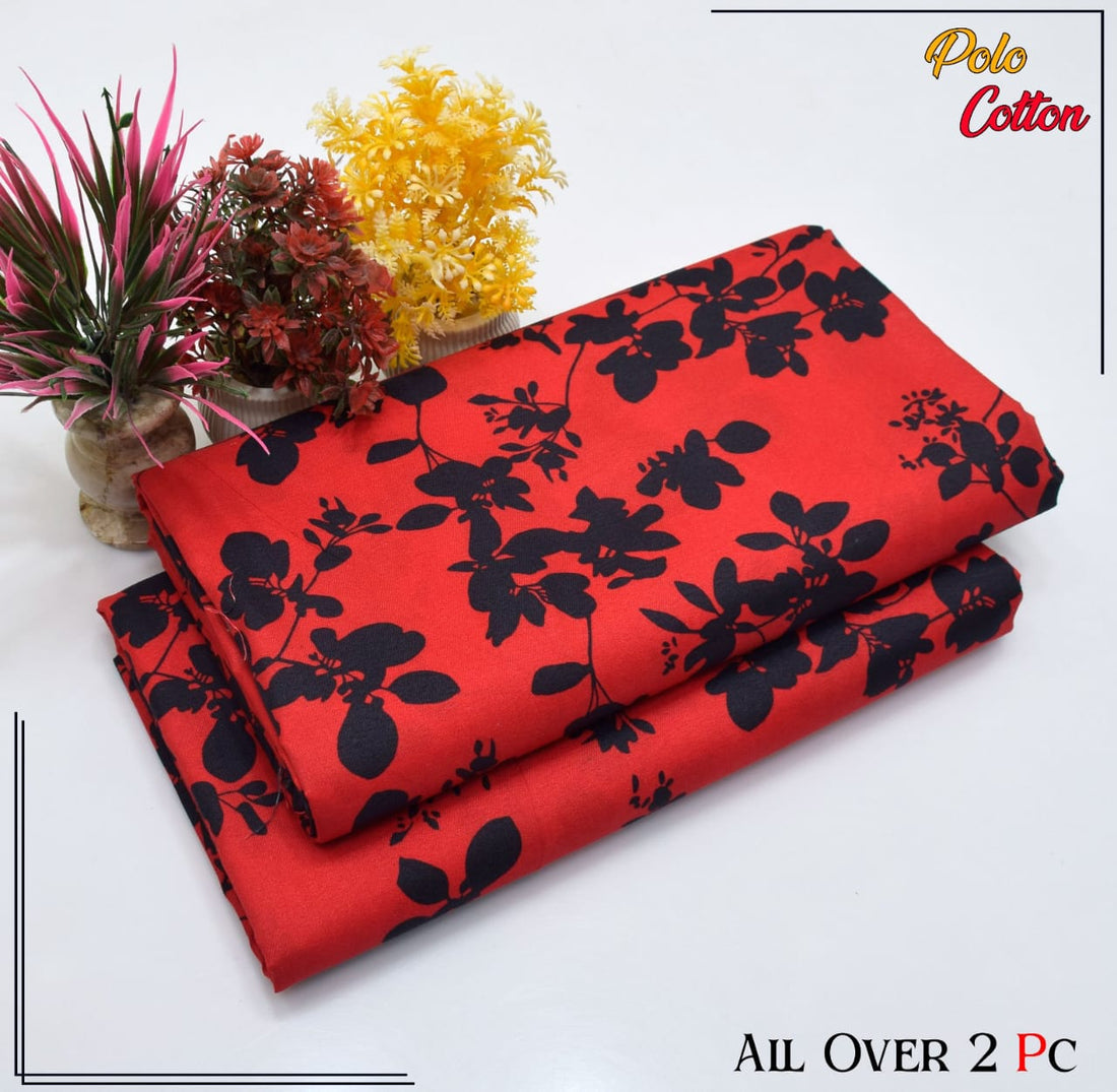 POLO COTTON PRINTED  2PC [ SALE OFFER ] PC-34